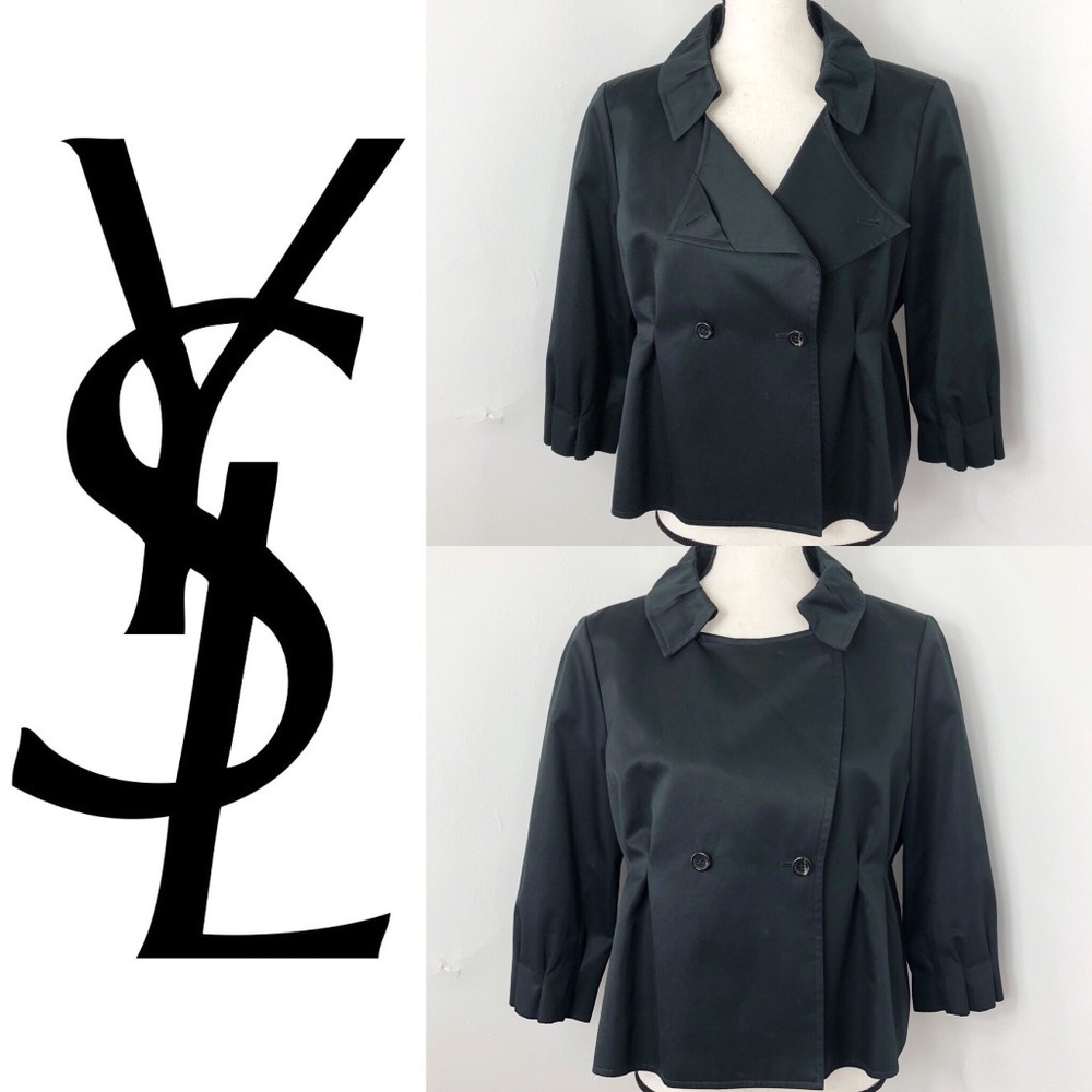 Yves Saint Laurent for Saks Fifth Ave Black Jacket - Picture 1 of 7